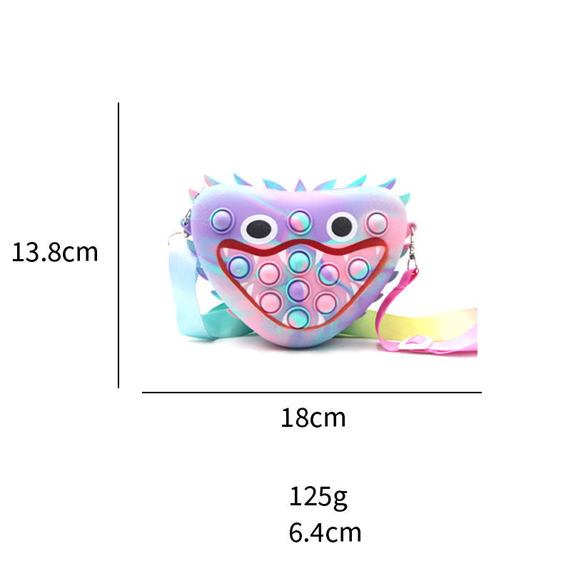 Rat Killing Pioneer Little Monster Bag Poppy Playtime Decompression Bubble Silicone Messenger Bag