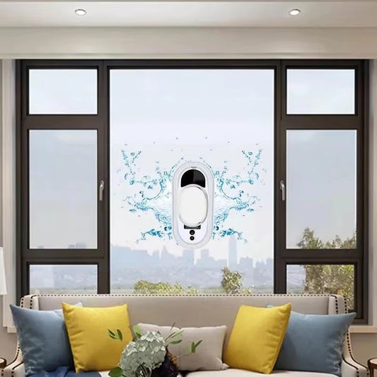 5600Pa Smart Window Cleaning Robot Auto-Guided, Remote-Controlled Glass Cleaner for Home Use