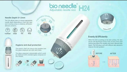 Ammuri Adjustable Derma Roller – 6-in-1 Microneedle Skin Tool for Face, Hair & Body