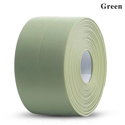 3.2M Self-adhesive Sealing Tape PVC Oil-Proof Kitchen Sink Edge Caulk Tape Waterproof Bathroom Toilet Corner Wall Sticker