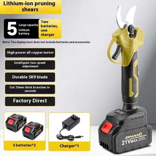 Electric Pruning Knife Lithium Battery Wireless Brushless Electric Clippers