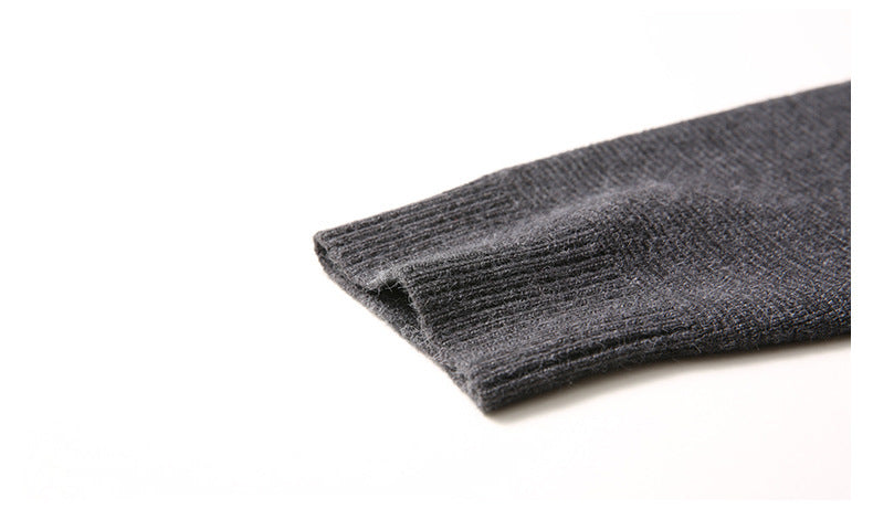 Lapel Cardigan Men's Wool Sweater