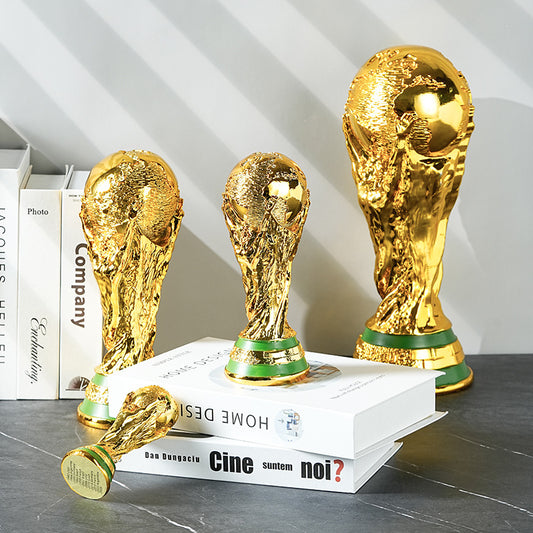 Qatar World Cup model ornament Hercules Cup trophy football fan commemorative decoration