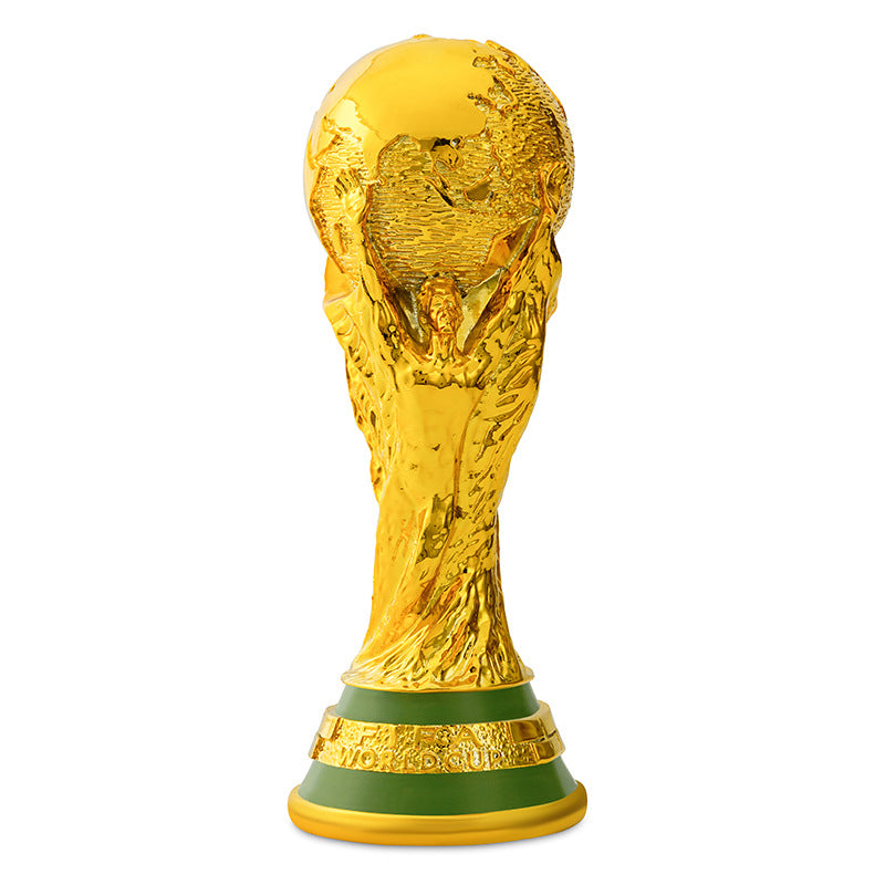 Qatar World Cup model ornament Hercules Cup trophy football fan commemorative decoration