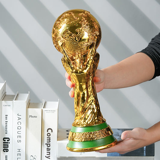 Qatar World Cup model ornament Hercules Cup trophy football fan commemorative decoration