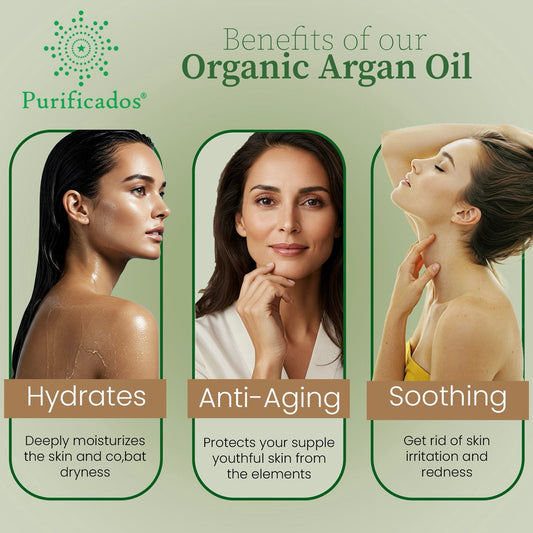 Purificados Moroccan Argan Oil 100ml (Organic & Pure)