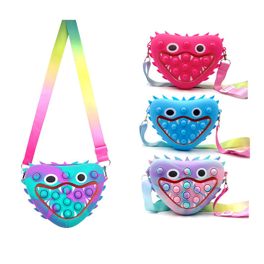 Rat Killing Pioneer Little Monster Bag Poppy Playtime Decompression Bubble Silicone Messenger Bag