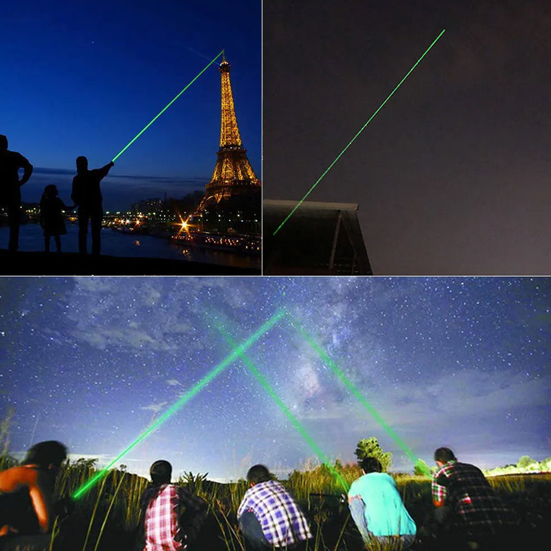 Portable Rechargeable High - Brightness Red/Green/Violet Laser Pointer, 60825 - 1, 532nm/650nm/405nm ，