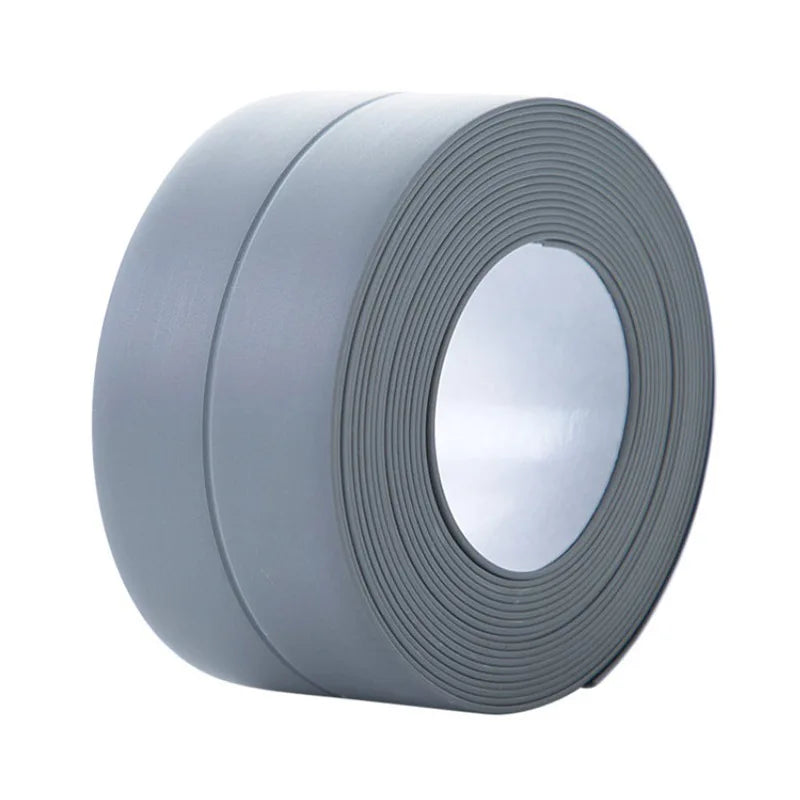 3.2M Self-adhesive Sealing Tape PVC Oil-Proof Kitchen Sink Edge Caulk Tape Waterproof Bathroom Toilet Corner Wall Sticker