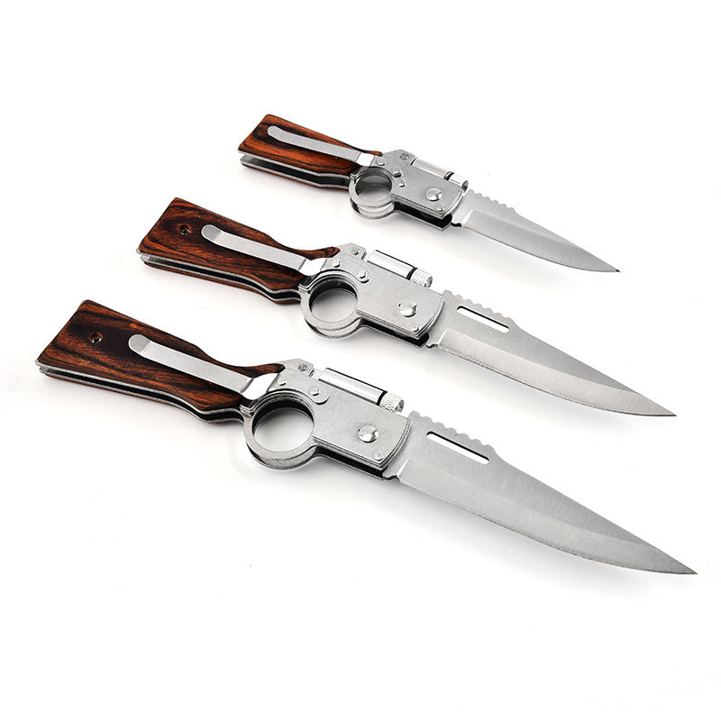 Folding Multifunctional Outdoor Multi-stainless Steel A Self-defense Tactical Knife