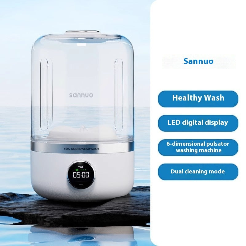 Mini Rechargeable Washing Machine Underwear Travel Portable