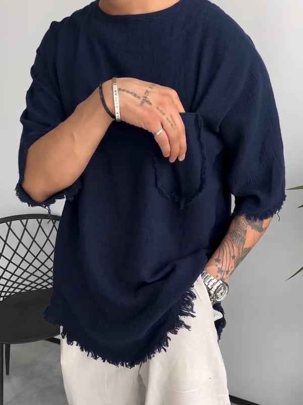 Linen Short-Sleeve T-Shirt