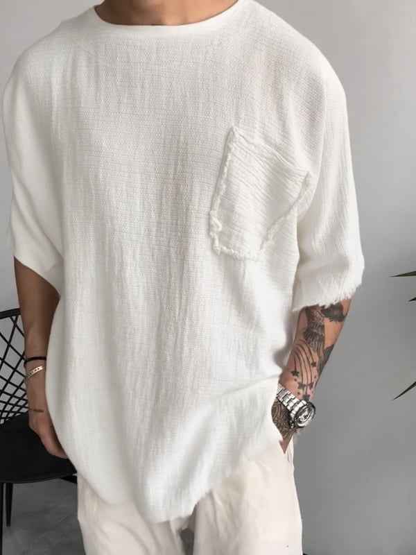 Linen Short-Sleeve T-Shirt
