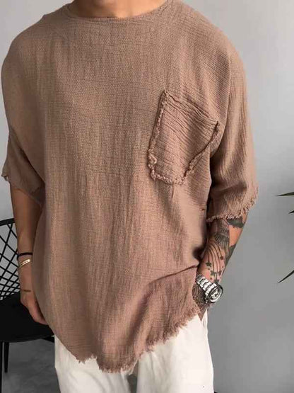 Linen Short-Sleeve T-Shirt