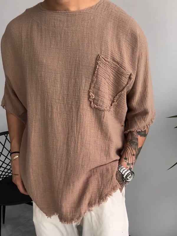 Linen Short-Sleeve T-Shirt